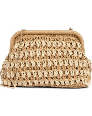 Urban Expressions Straw Clutch - Metallic