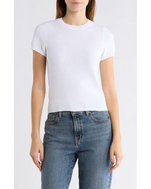 Leith Favorite Short Sleeve Sweater - Blue
