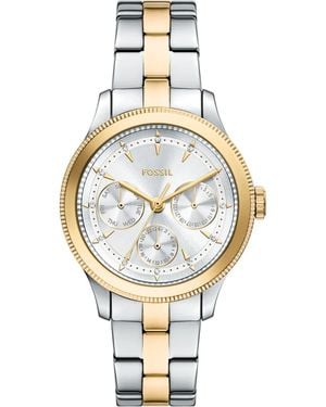 Fossil Brynn Multifunction Two-Tone Bracelet Watch, 38Mm - Metallic