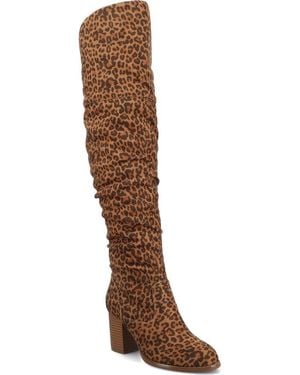 Journee Collection Journee Kaison Ruched Tall Boot - Brown