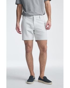 Mavi Nate Athletic Fit Chino Shorts - White