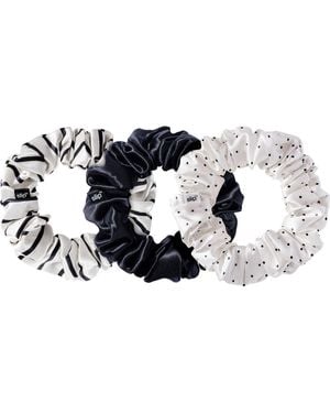 Slip Midsummer 3-Pack Large Silk Scrunchies Set - Metallic
