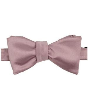 Con.struct Solid Satin Bow Tie - Pink