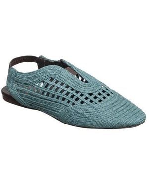 Antelope Daisy Slingback Flat - Blue