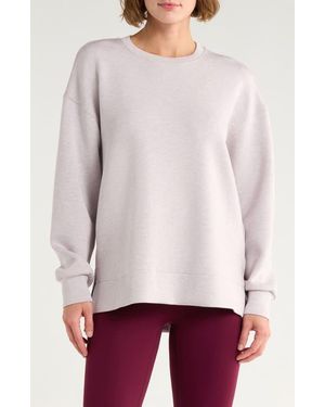 Spanx Air Essentials Brushed Crewneck Top - White