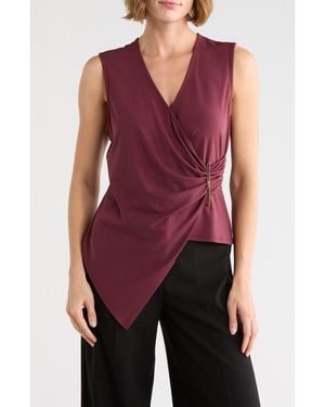 Gemma Jane Asymmetric Hardware Top - Red