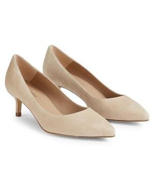 LK Bennett Audrey Pointed Toe Kitten Heel Pump - Natural