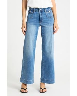 Joie Wide Leg Jeans - Blue
