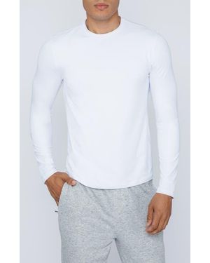 90 Degrees Crewneck Training T-Shirt - White