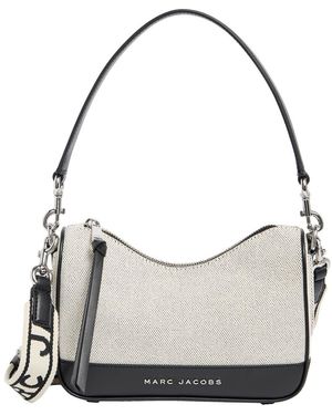 Marc Jacobs Convertible Canvas Shoulder Bag - Gray
