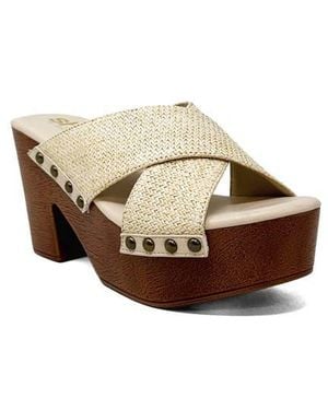 Shu Shop Ivanna Platform Slide Sandal - Brown