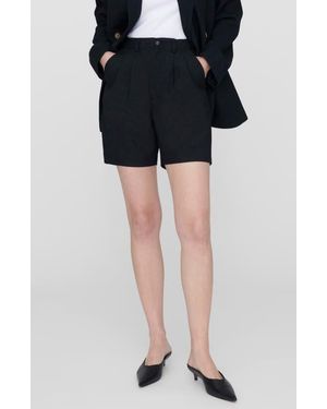 Anine Bing Carrie Tailored Shorts - Black