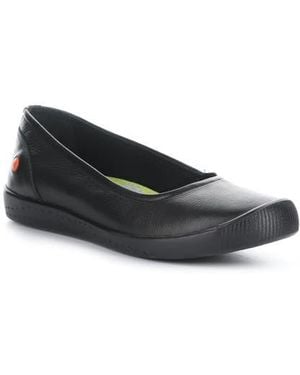 Softinos Fly London Ilsa Ballet Flat - Black