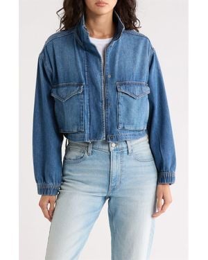 Lucky Brand Denim Utility Jacket - Blue
