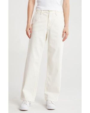 GOOD AMERICAN Good '90S High Waist Carpenter Jeans - White