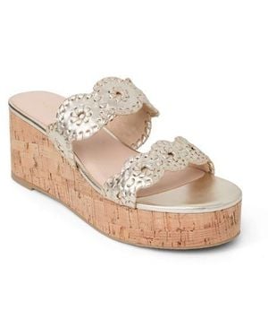 Jack Rogers Laurin Platform Wedge Sandal - Pink