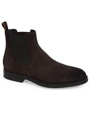 Santoni Enver Chelsea Boot - Black
