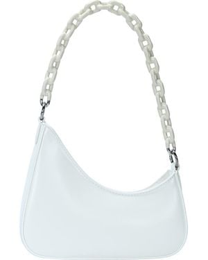 MMS Design Studio Chain Handle Asymmetric Shoulder Bag - Blue