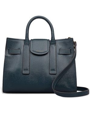Radley St. Pancras Lane Saffiano Leather Tote Bag - Blue