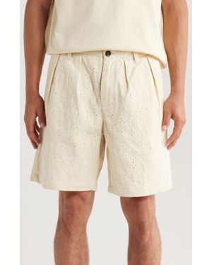 Honor The Gift Legacy Eyelet Shorts - Natural