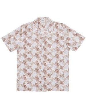Burnside Cotton Camp Shirt - Natural