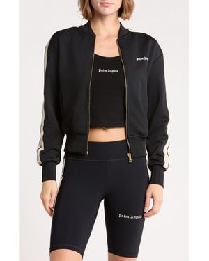 Palm Angels Logo Stripe Jacket - Black