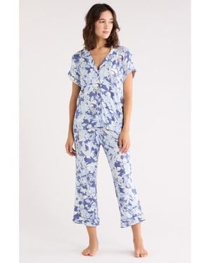 Nordstrom Rack Tranquility Cropped Pajamas - Blue