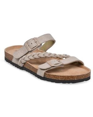GAAHUU Braided Slide Sandal - Natural