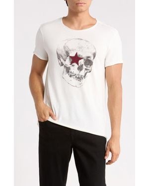 John Varvatos Skull Star Graphic T-Shirt - White