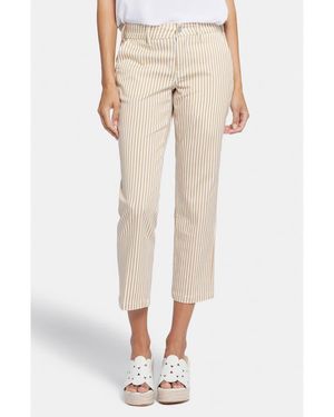 NYDJ Straight Leg Ankle Pants - Natural