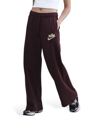 Nike Club Logo Fleece Pants - Black