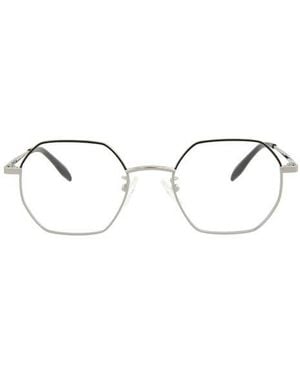 McQueen 49Mm Angled Wire Optical Frames - Multicolor