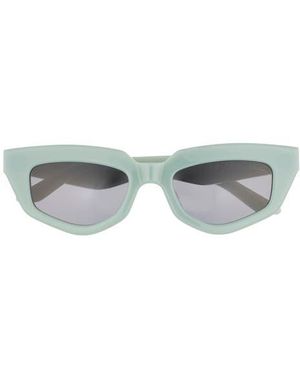 DEZI Stacked 55Mm Cat Eye Sunglasses in Blue | Lyst display picture 3