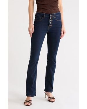 Vigoss Button Fly Bootcut Jeans - Blue