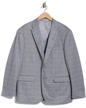 Duchamp Plaid Sport Coat - Gray