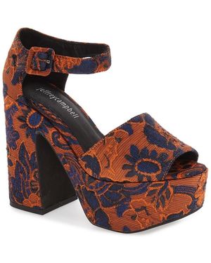 Jeffrey Campbell 'candice' Platform Sandal - Orange