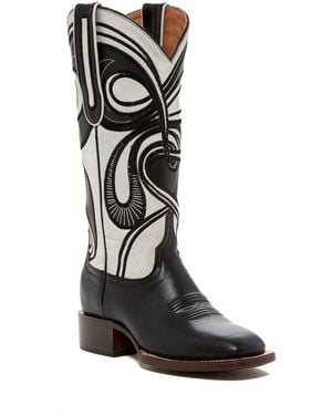 Lucchese Hypnotic Swirl Cowboy Boot - Black