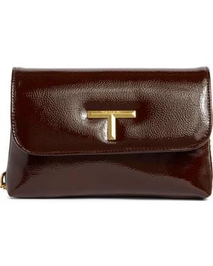 Tahari Vista Shine Crossbody Bag - Brown