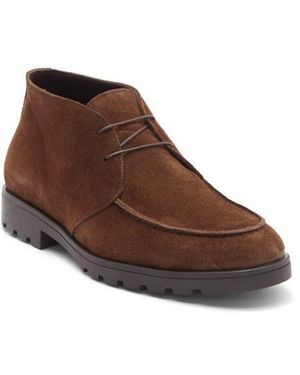 To Boot New York Men's Geoffrey Sneaker - Italian-Made Suede Low-Top With Contrast Stripe - View #9