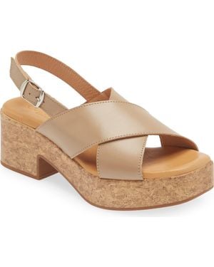 Cordani Malin Platform Sandal - Metallic
