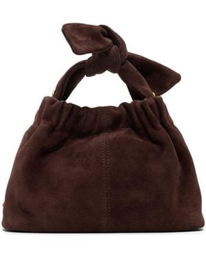 Ted Baker Emily Suede Top Knot Bag - Brown