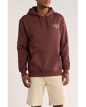 Quiksilver Mix Bag Logo Hoodie - Brown