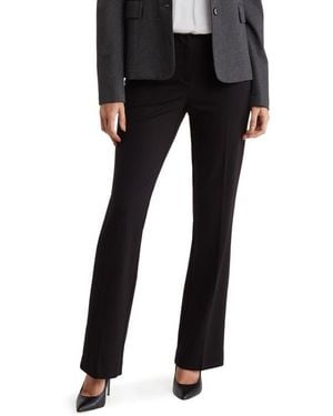 Amanda + Chelsea Ari Straight Leg Ponte Pants - Black