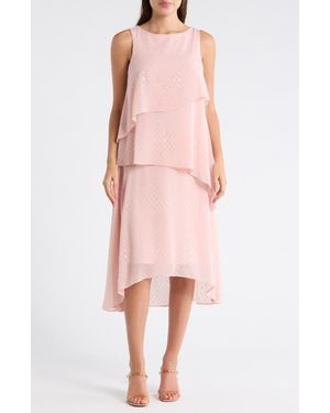 Julia Jordan High-Low Midi Dress - Pink