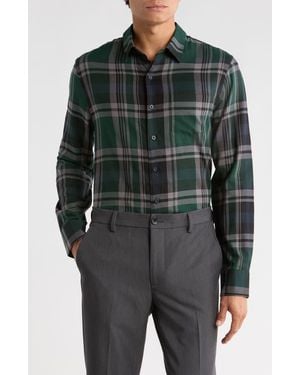 Vince Cambria Long Sleeve Classic Fit Button-Up Shirt - Gray