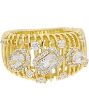 Juvell Mixed Cz Ring - Yellow
