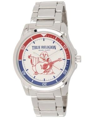 TRUE RELIGION Buddha Guitar Bracelet Watch, 42.8Mm - Gray