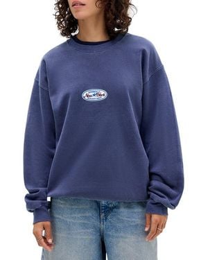 BDG New York Badge Sweatshirt - Blue