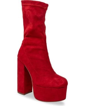 In Touch Footwear Shana Platform Boot - Red
