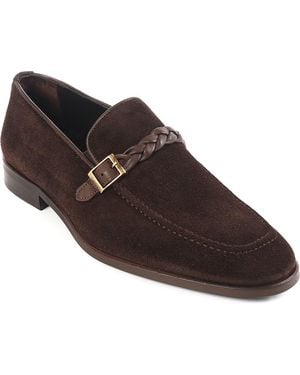 VELLAPAIS Creola Apron Toe Loafer - Brown
